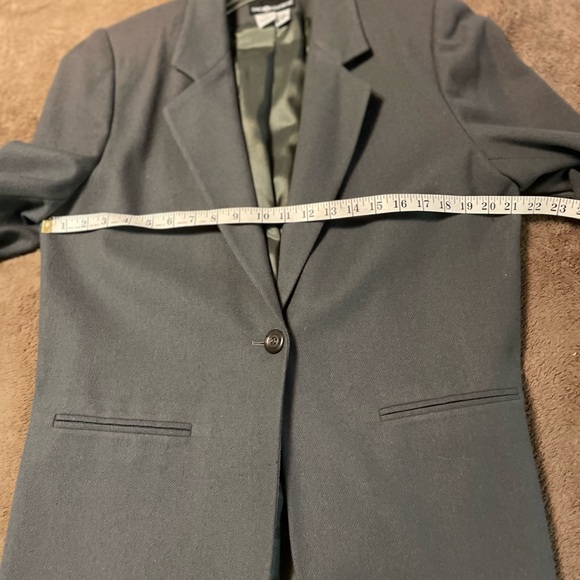 Vintage Sag Harbor Gray Wool Blazer/Jacket Women’s Sz 14 - Picture 7 of 9